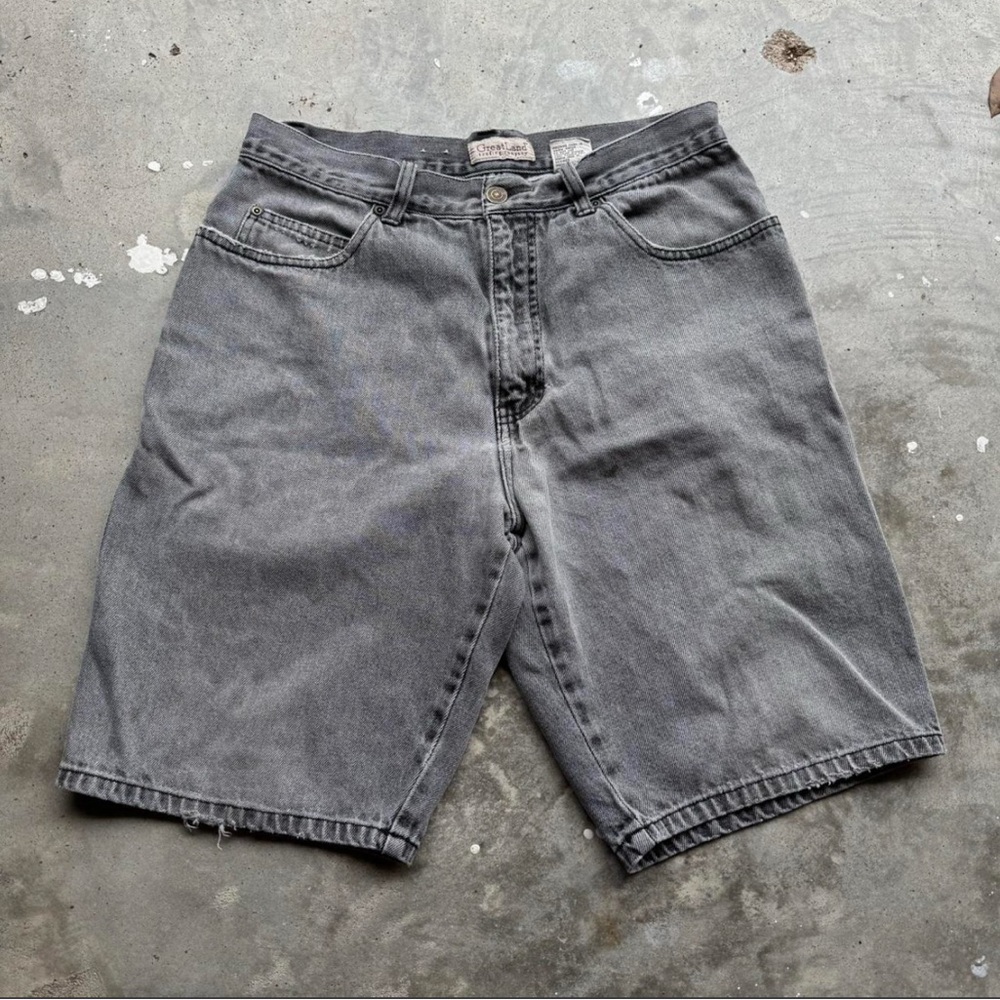 Classic Gray Men's Jean Shorts